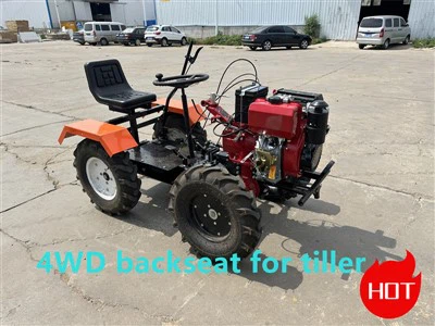 Sedd Gefn 4wd Ar gyfer Tiller Pŵer Bach